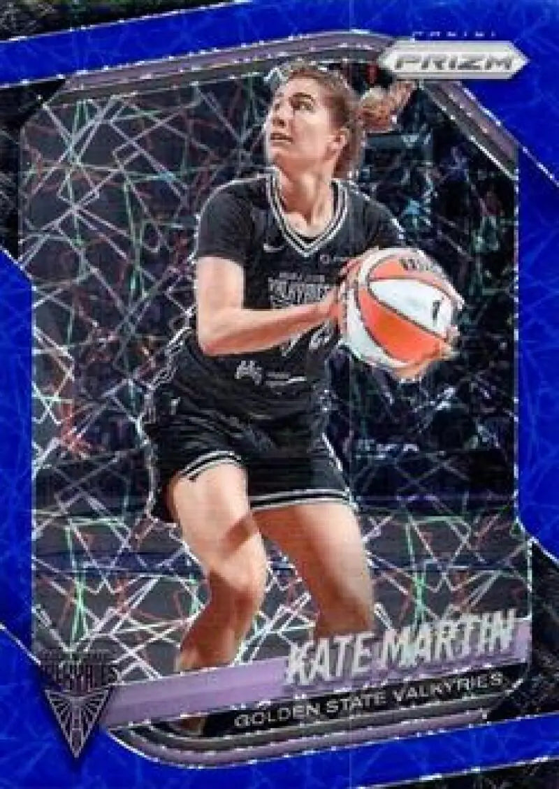 2025 Panini Prizm WNBA Blue Velocity Prizms #97 Kate Martin NM Near Min ID:83690