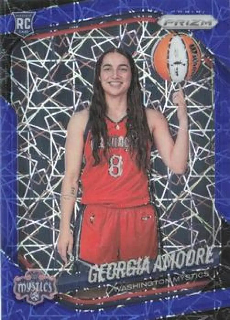 2025 Panini Prizm WNBA Blue Velocity Prizms #140 Georgia Amoore NM Near ID:83695