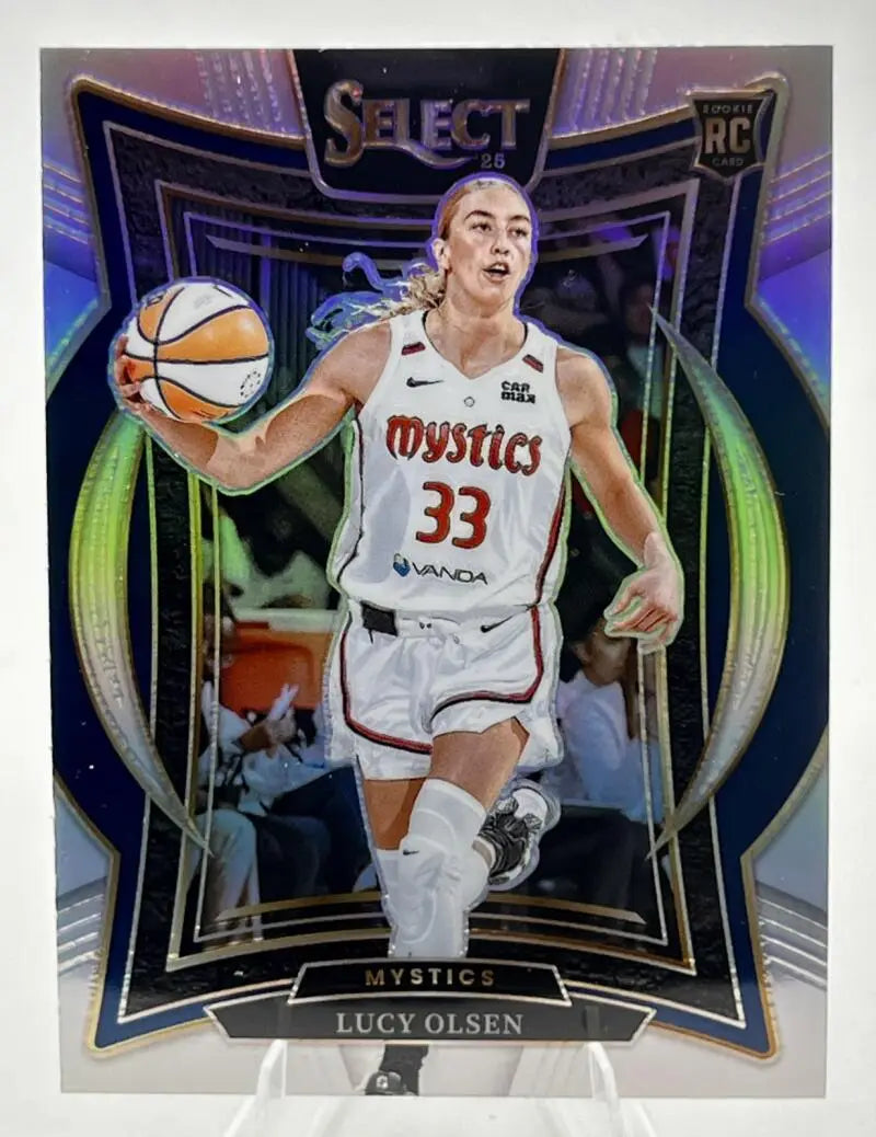 2025 Panini WNBA Select Silver Prizms #40 Lucy Olsen NM Near Mint Conco ID:83847