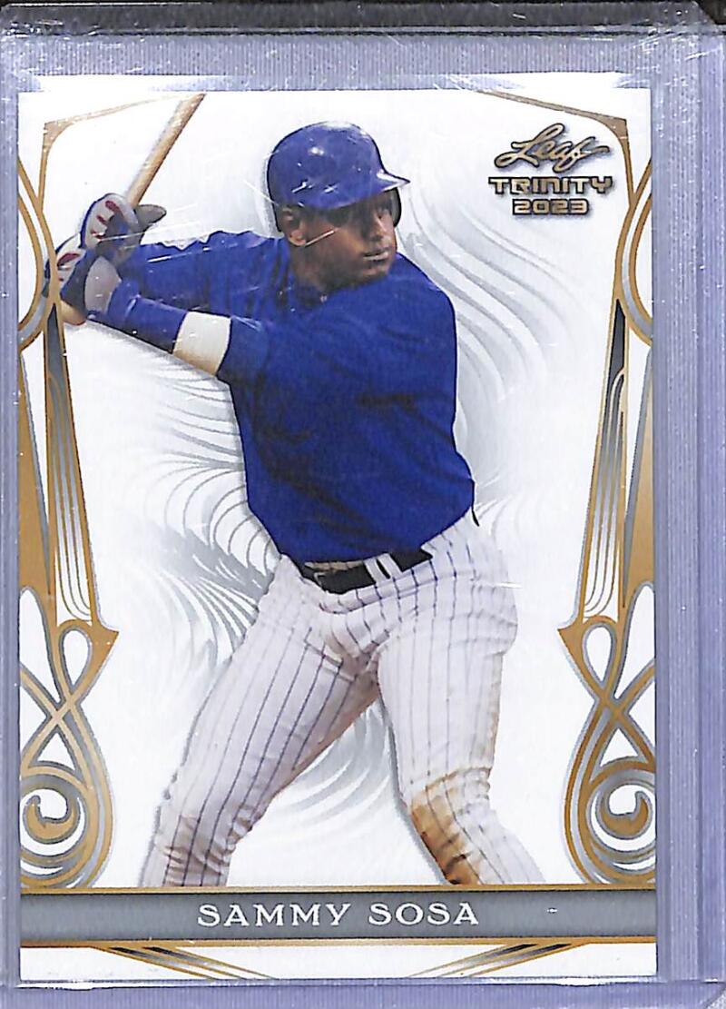 2023 Leaf Trinity #52 Sammy Sosa NM-MT  Image 1