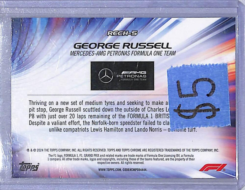 2024 Topps Chrome F1 Re-Charged #RECH-5 George Russell NM-MT  Image 2