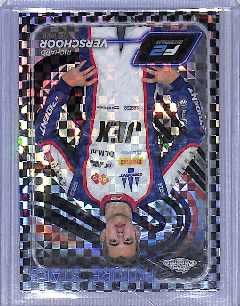 2024 Topps Chrome F1 Checkered Flag #37 Richard Verschoor NM-MT  Image 1