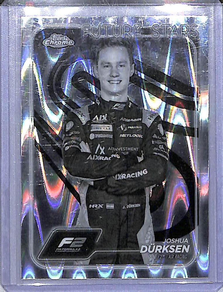 2024 Topps Chrome F1 Negative Ray-Wave #35 Joshua Durksen NM-MT  Image 1
