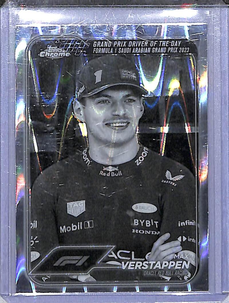 2024 Topps Chrome F1 Negative Ray-Wave #160 Max Verstappen NM-MT  Image 1