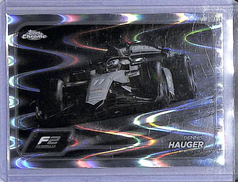 2024 Topps Chrome F1 Negative Ray-Wave #95 Dennis Hauger NM-MT  Image 1
