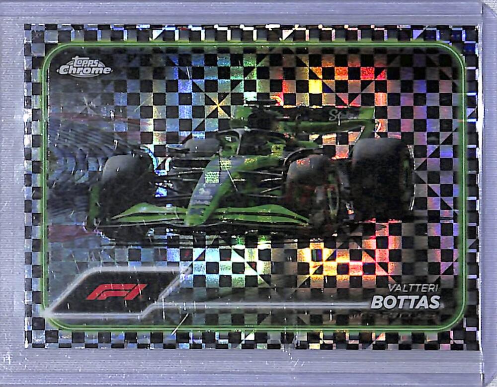 2024 Topps Chrome F1 Checkered Flag #85 Valtteri Bottas NM-MT  Image 1