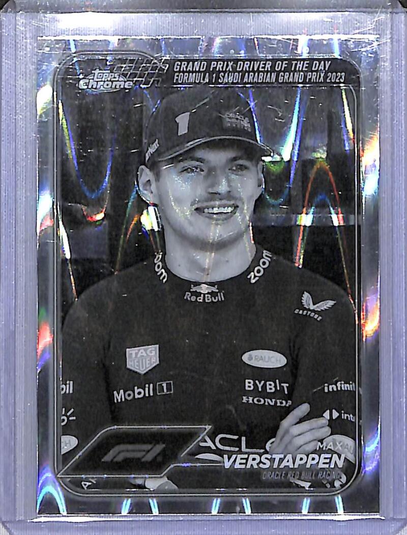 2024 Topps Chrome F1 Negative Ray-Wave #160 Max Verstappen NM-MT  Image 1