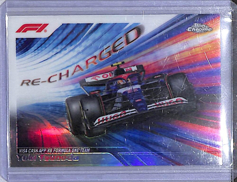 2024 Topps Chrome F1 Re-Charged #RECH-17 Yuki Tsunoda NM-MT  Image 1
