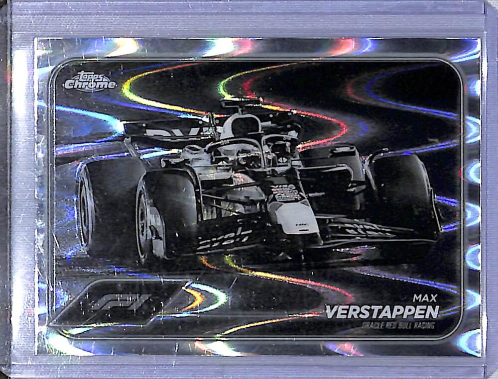 2024 Topps Chrome F1 Negative Ray-Wave #73 Max Verstappen NM-MT  Image 1