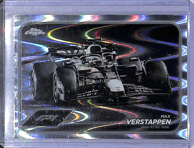 2024 Topps Chrome F1 Negative Ray-Wave #73 Max Verstappen NM-MT  Image 1