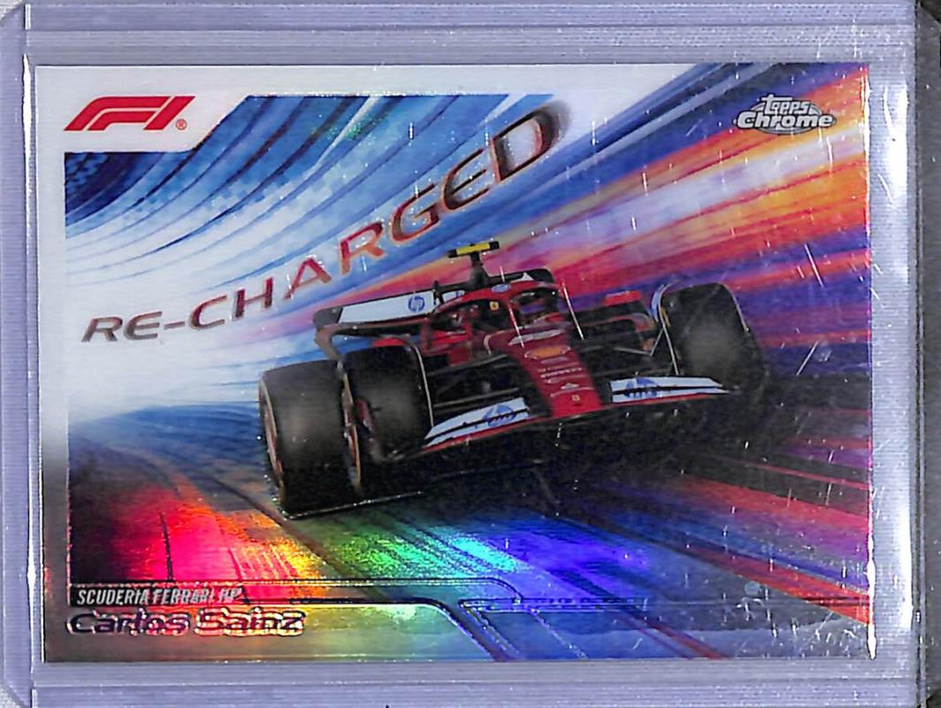 2024 Topps Chrome F1 Re-Charged #RECH-4 Carlos Sainz NM-MT  Image 1