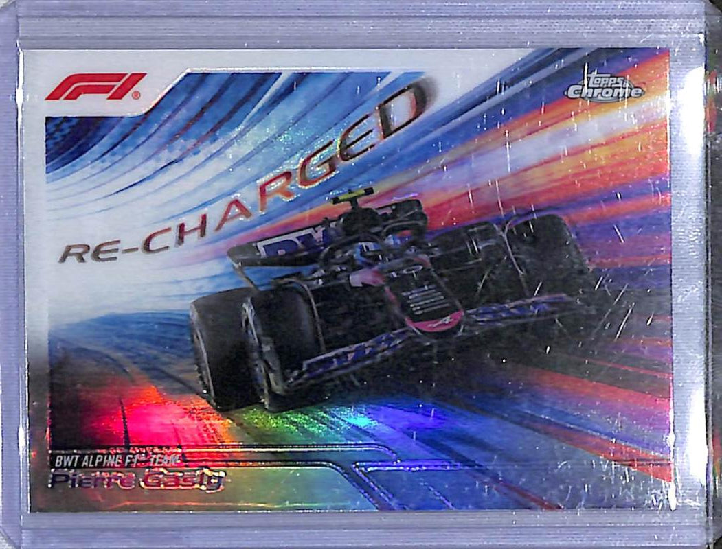 2024 Topps Chrome F1 Re-Charged #RECH-10 Pierre Gasly NM-MT  Image 1