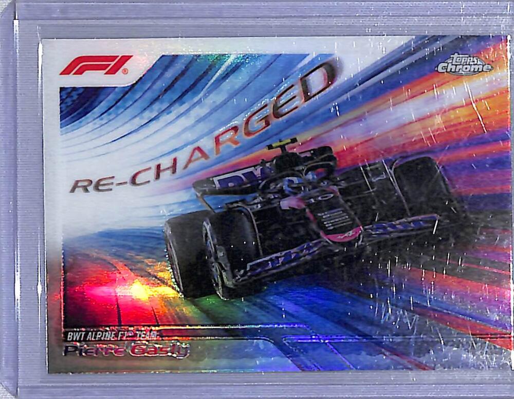 2024 Topps Chrome F1 Re-Charged #RECH-10 Pierre Gasly NM-MT  Image 1