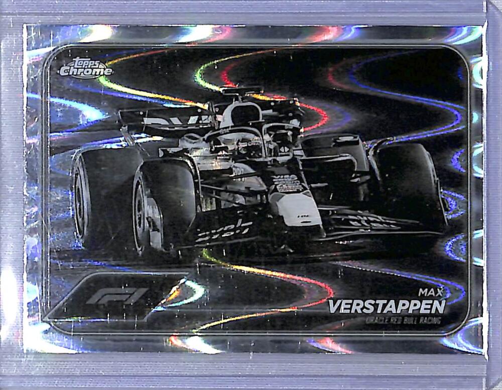 2024 Topps Chrome F1 Negative Ray-Wave #73 Max Verstappen NM-MT  Image 1