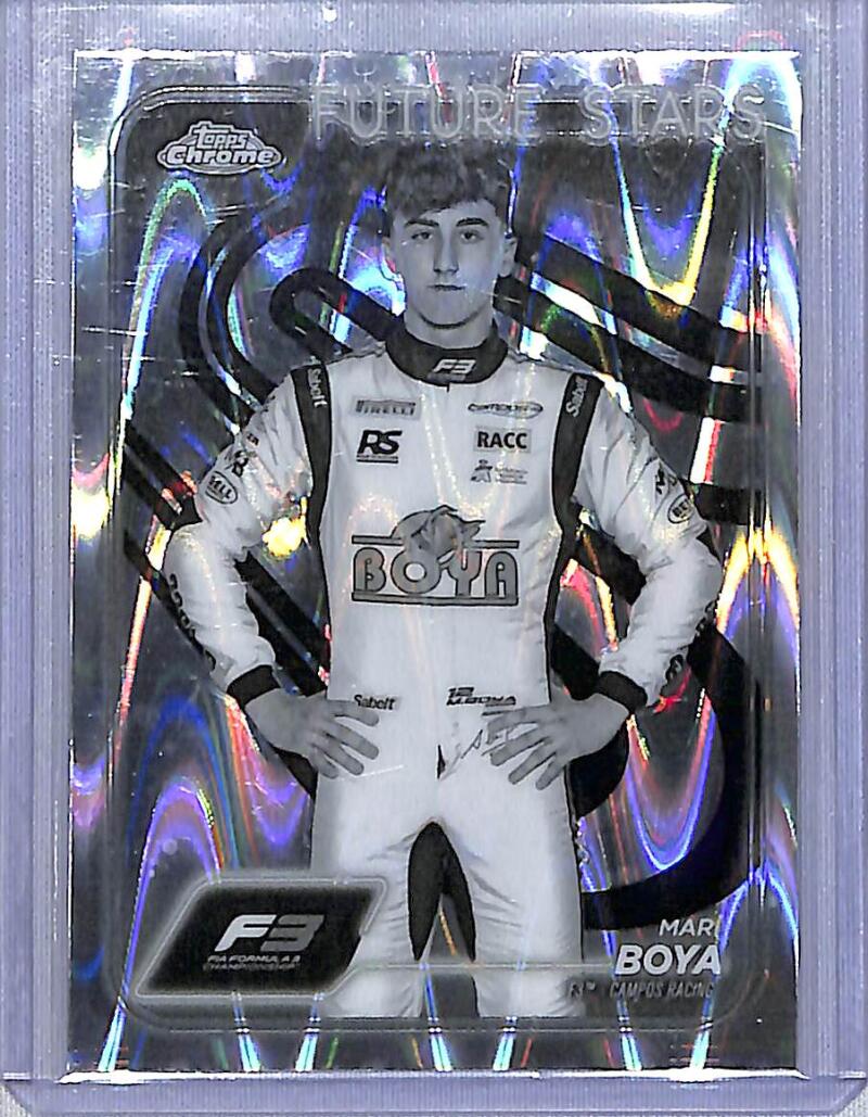 2024 Topps Chrome F1 Negative Ray-Wave #54 Mari Boya NM-MT  Image 1
