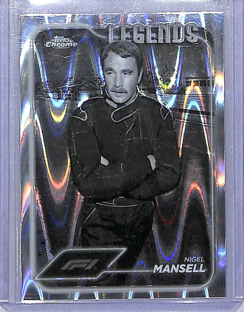 2024 Topps Chrome F1 Negative Ray-Wave #199 Nigel Mansell NM-MT  Image 1