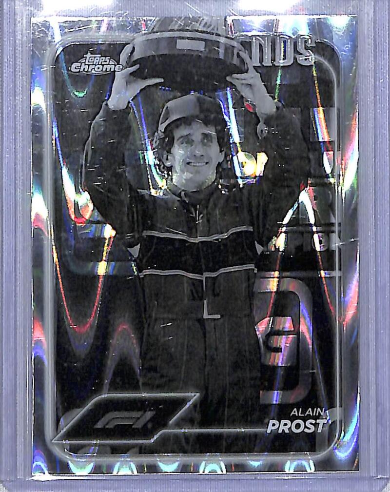 2024 Topps Chrome F1 Negative Ray-Wave #195 Alain Prost NM-MT  Image 1
