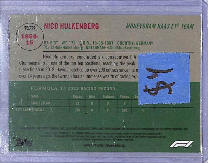 2024 Topps Chrome F1 1954 #1954-15 Nico Hulkenberg NM-MT  Image 2