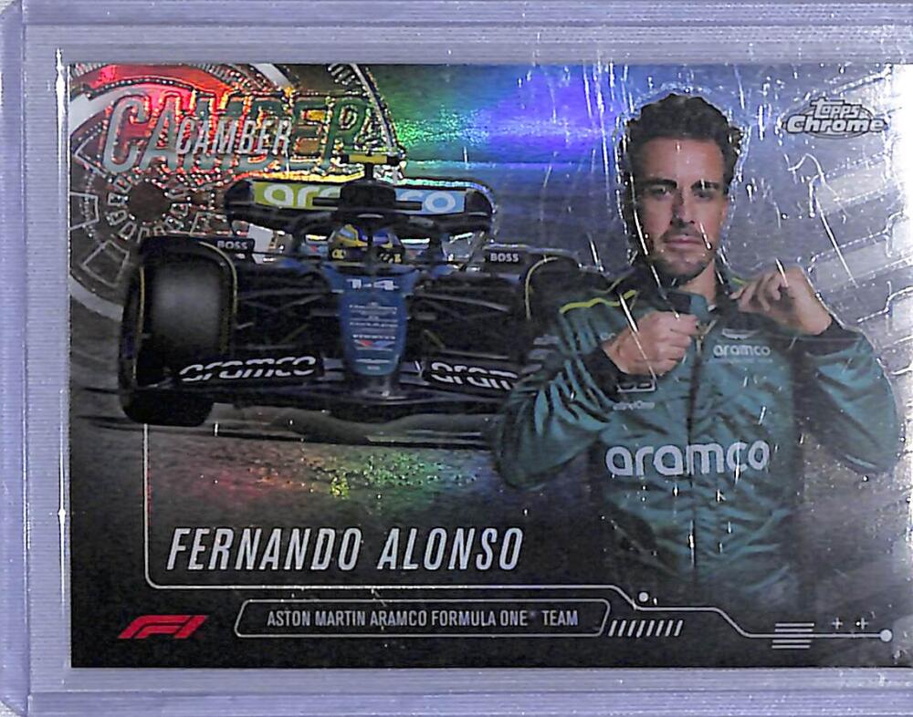 2024 Topps Chrome F1 Camber #CAM-5 Fernando Alonso NM-MT  Image 1