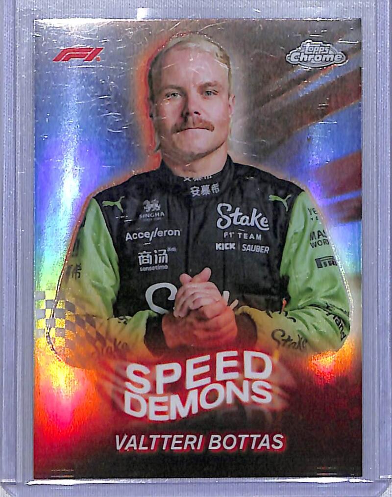 2024 Topps Chrome F1 Speed Demons #SD-13 Valtteri Bottas NM-MT  Image 1