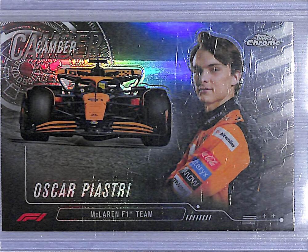 2024 Topps Chrome F1 Camber #CAM-4 Oscar Piastri NM-MT  Image 1