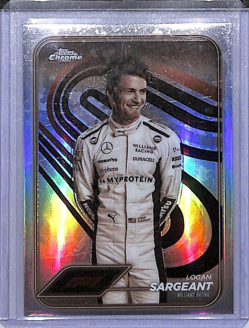 2024 Topps Chrome F1 Sepia #20 Logan Sargeant NM-MT  Image 1