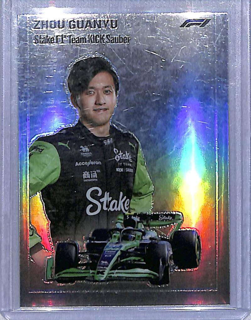 2024 Topps Chrome F1 1954 #1954-14 Zhou Guanyu NM-MT  Image 1