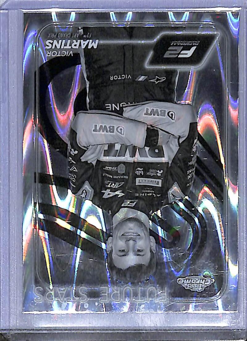 2024 Topps Chrome F1 Negative Ray-Wave #30 Victor Martins NM-MT  Image 1