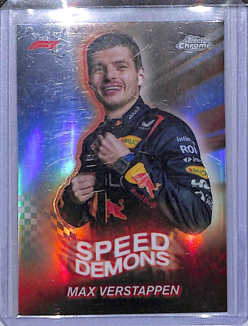 2024 Topps Chrome F1 Speed Demons #SD-1 Max Verstappen NM-MT  Image 1