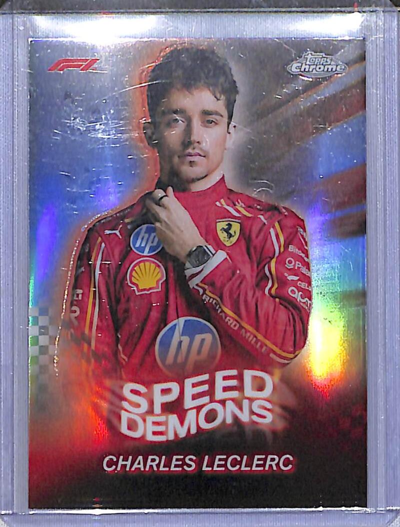 2024 Topps Chrome F1 Speed Demons #SD-3 Charles Leclerc NM-MT  Image 1