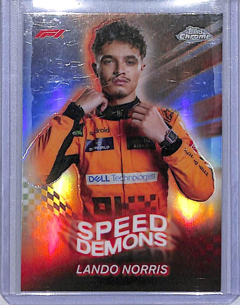 2024 Topps Chrome F1 Speed Demons #SD-7 Lando Norris NM-MT  Image 1