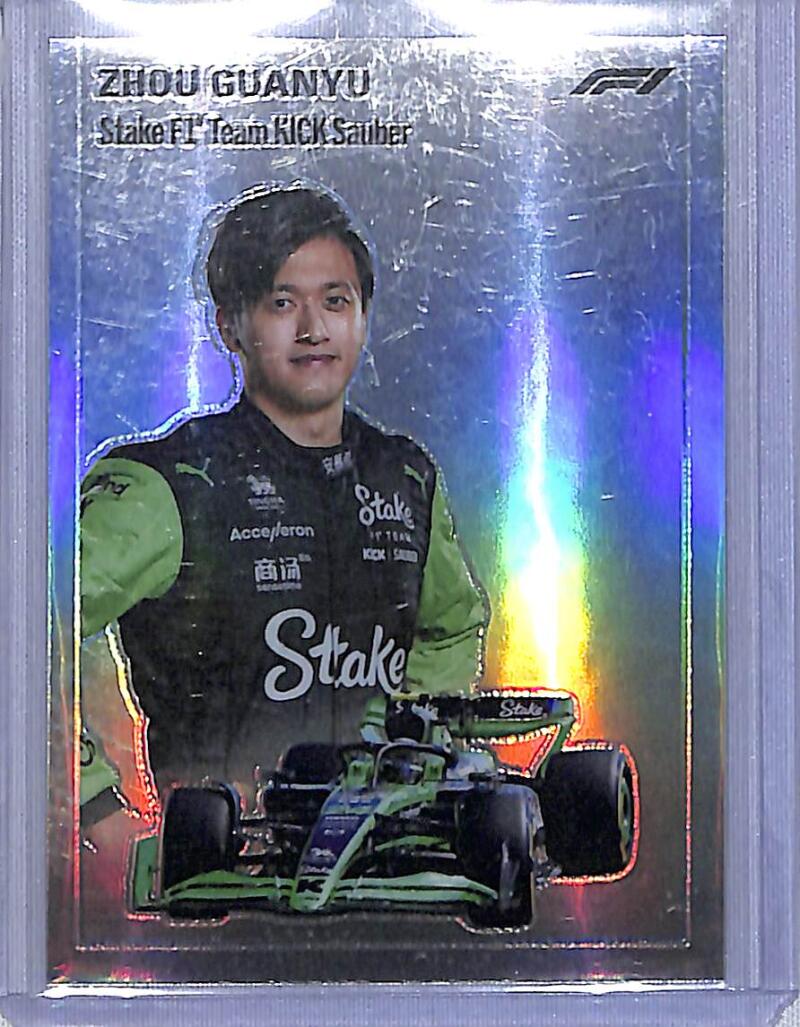 2024 Topps Chrome F1 1954 #1954-14 Zhou Guanyu NM-MT  Image 1