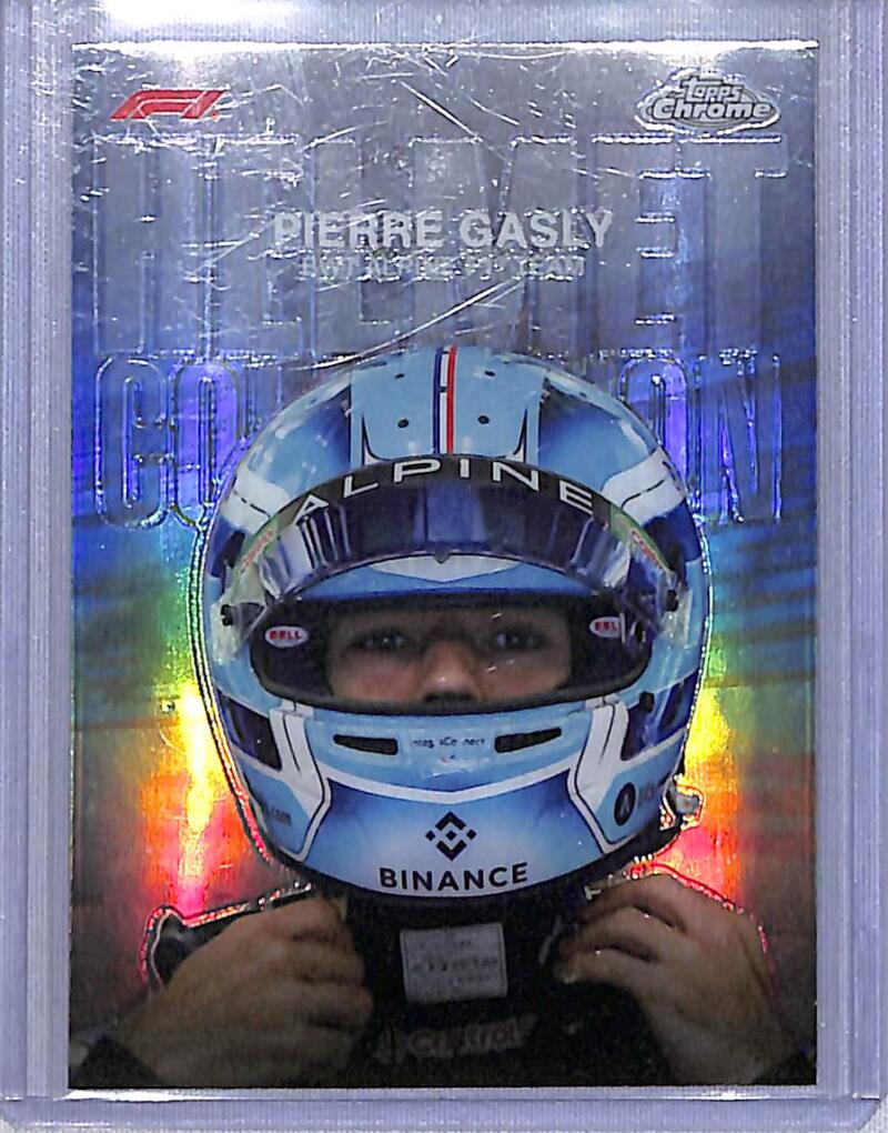 2024 Topps Chrome F1 Helmet Collection #HC-9 Pierre Gasly NM-MT  Image 1