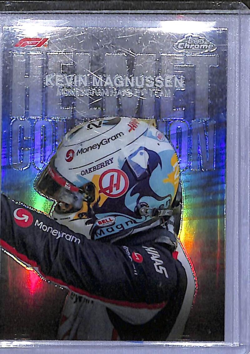 2024 Topps Chrome F1 Helmet Collection #HC-12 Kevin Magnussen NM-MT  Image 1
