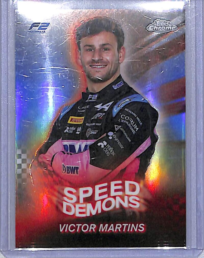 2024 Topps Chrome F1 Speed Demons #SD-21 Victor Martins NM-MT  Image 1