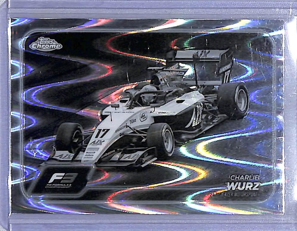 2024 Topps Chrome F1 Negative Ray-Wave #130 Charlie Wurz NM-MT  Image 1