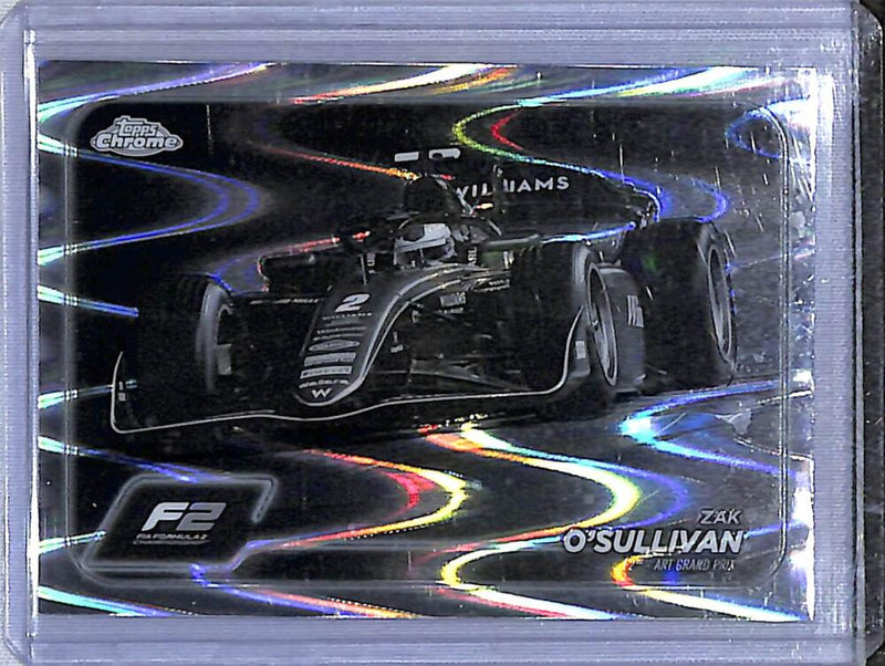 2024 Topps Chrome F1 Negative Ray-Wave #101 Zak O'Sullivan NM-MT  Image 1