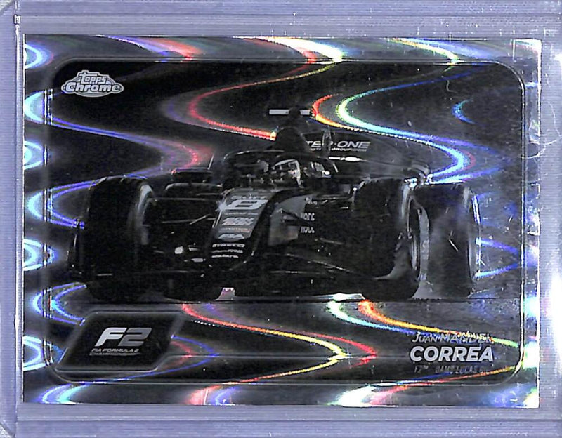 2024 Topps Chrome F1 Negative Ray-Wave #106 Juan Manuel Correa NM-MT  Image 1
