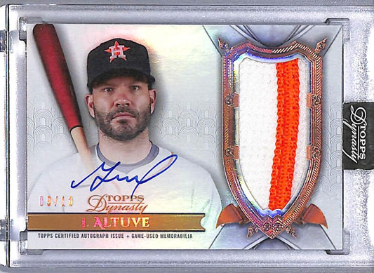 2024 Topps Dynasty Dynastic Deed #DAP-JA1 Jose Altuve NM-MT MEM Auto 9/10 Houston Astros  Image 1