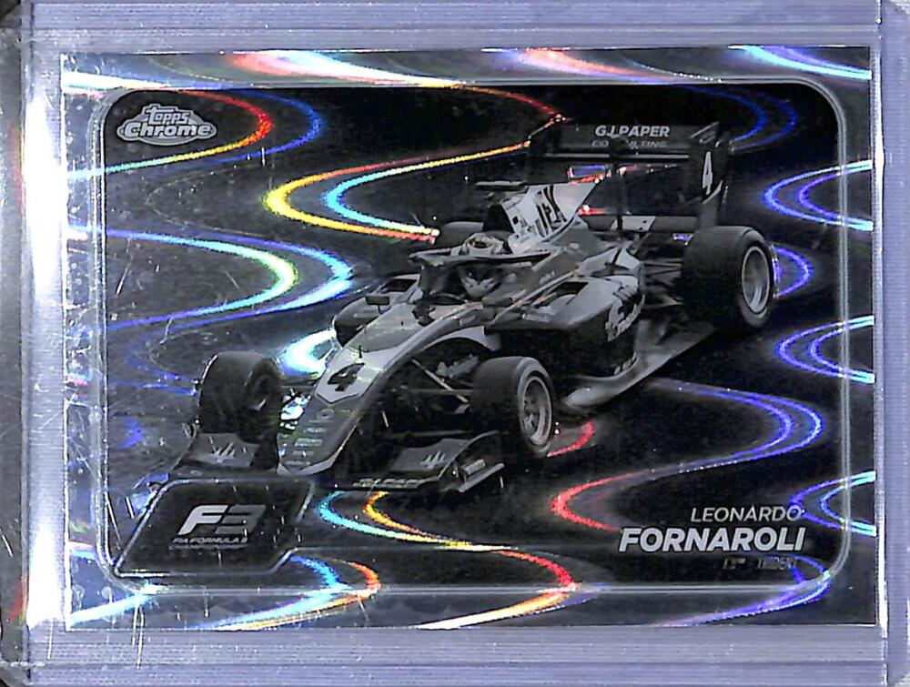 2024 Topps Chrome F1 Negative Ray-Wave #118 Leonardo Fornaroli NM-MT  Image 1