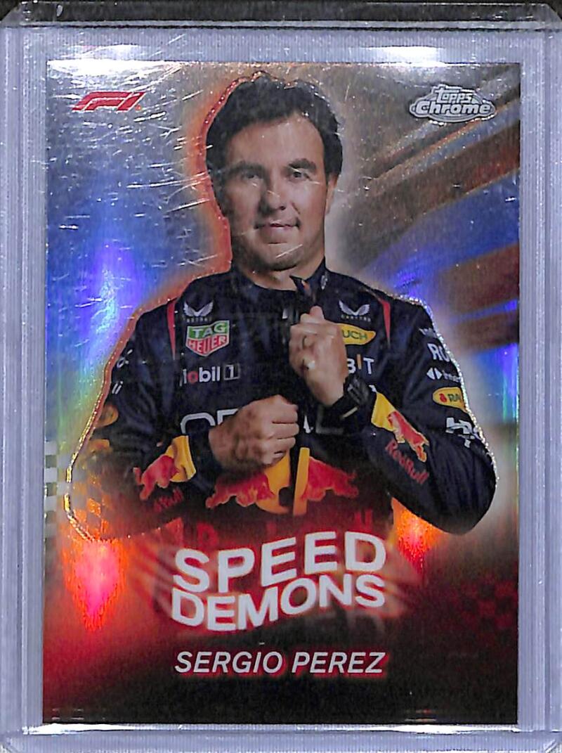 2024 Topps Chrome F1 Speed Demons #SD-2 Sergio Perez NM-MT  Image 1