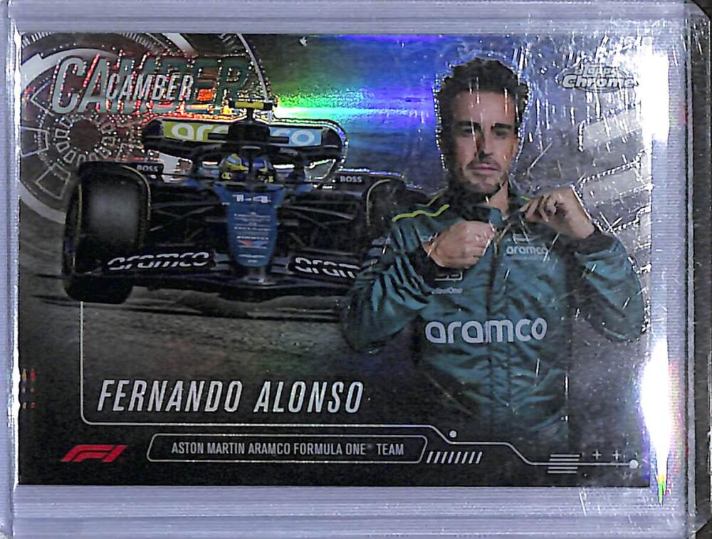 2024 Topps Chrome F1 Camber #CAM-5 Fernando Alonso NM-MT  Image 1