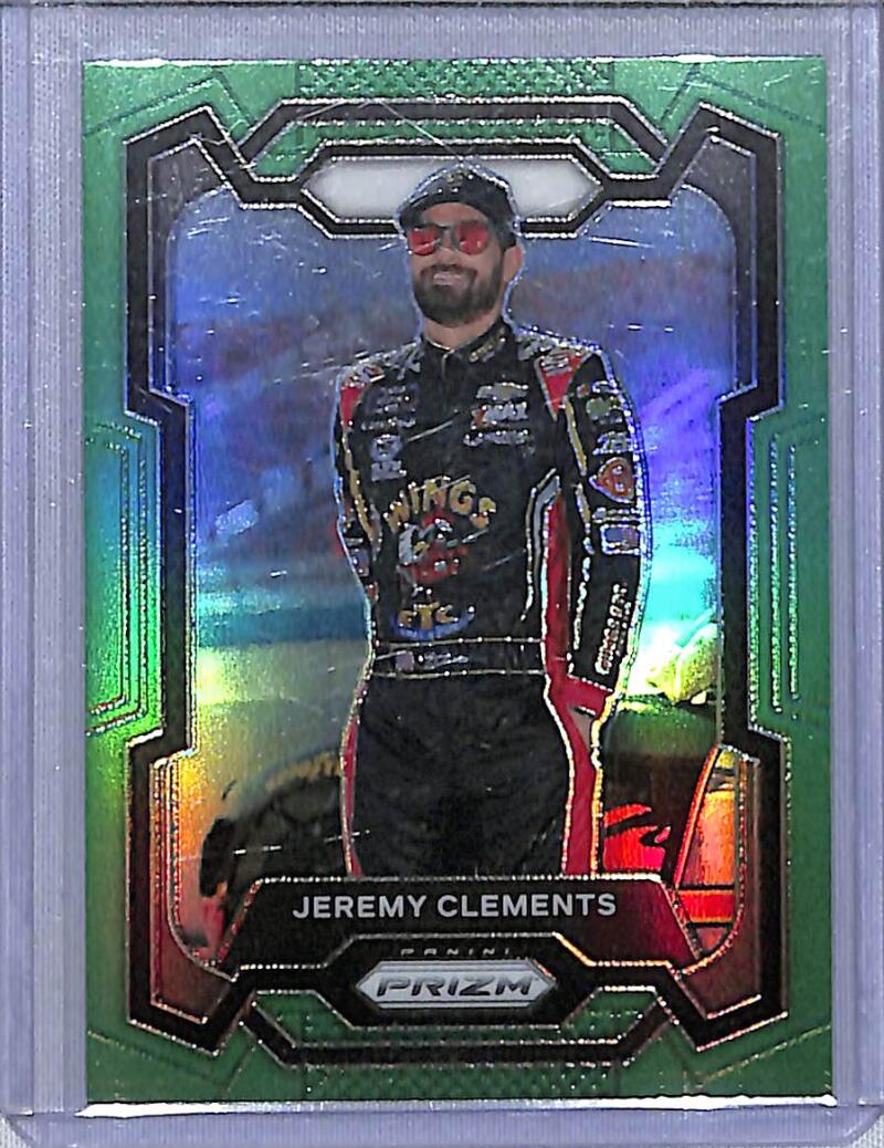 2024 Panini Prizm NASCAR Green #63 Jeremy Clements NM-MT  Image 1