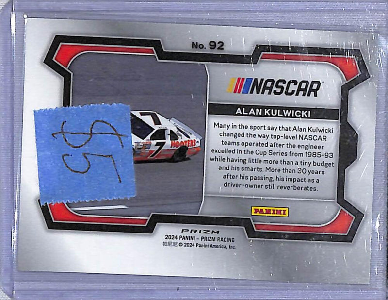 2024 Panini Prizm NASCAR Green #92 Alan Kulwicki NM-MT  Image 2