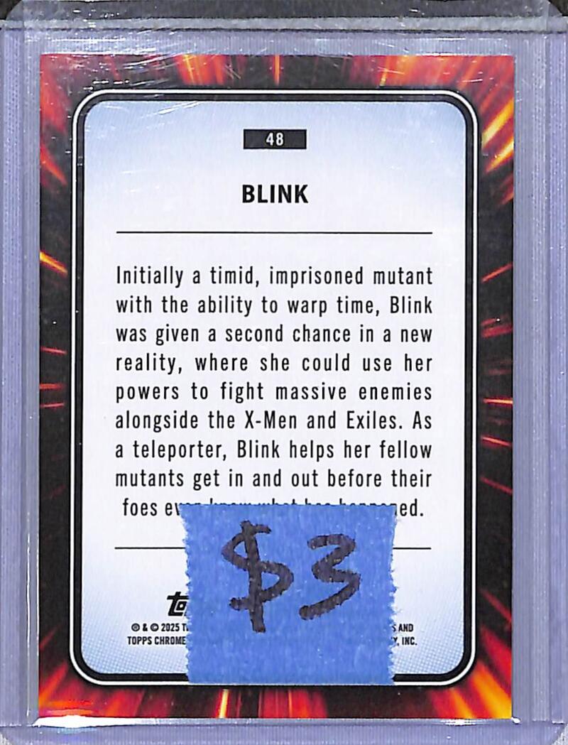 2025 Topps Chrome #48 Blink NM-MT  Image 2