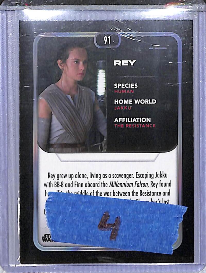 2023 Topps Star Wars #91 Rey NM-MT  Image 2
