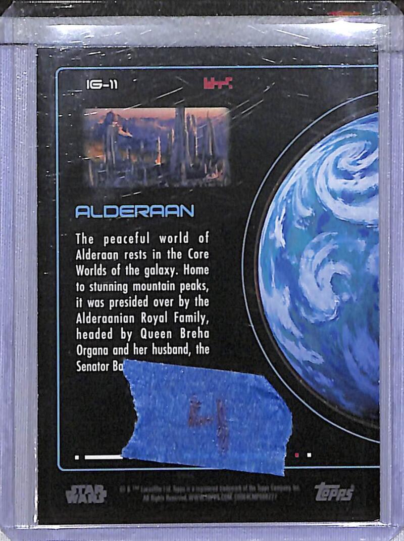 2023 Topps Star Wars Into The Galaxy #IG-11 Alderaan NM-MT  Image 2