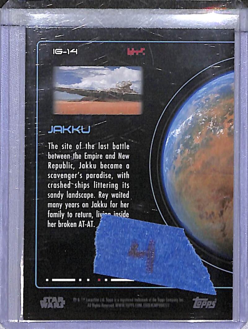 2023 Topps Star Wars Into The Galaxy #IG-14 Jakku NM-MT  Image 2