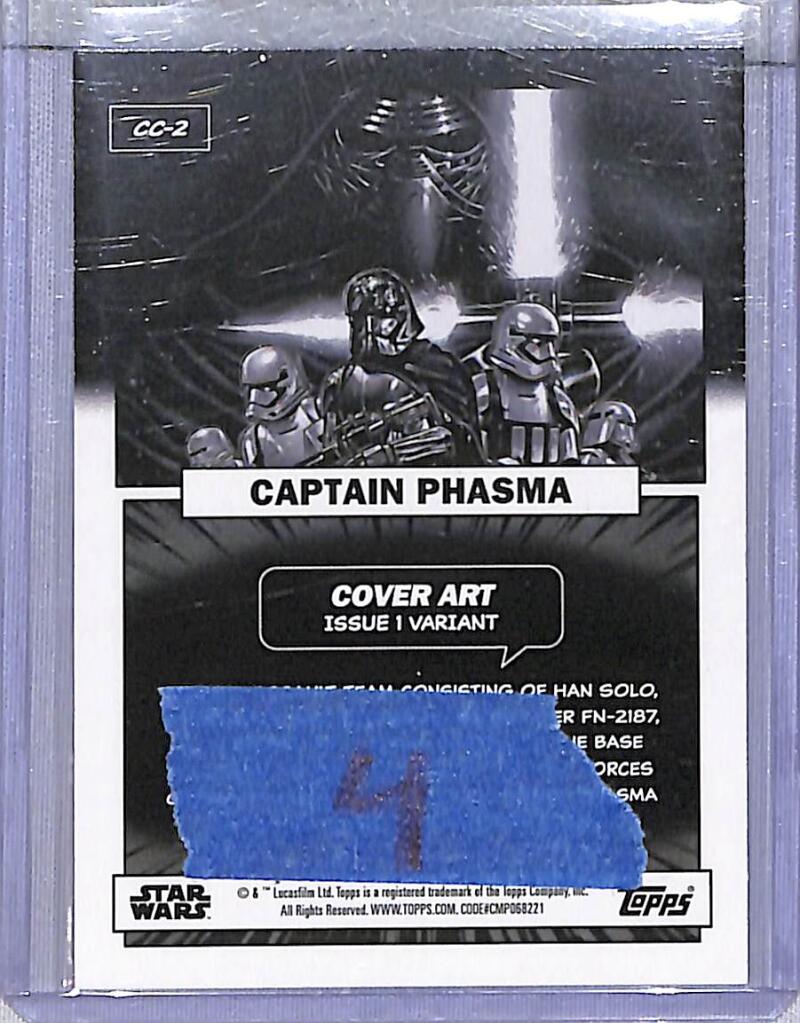 2023 Topps Star Wars Cover Art #CC-2 Captain Phasma NM-MT  Image 2