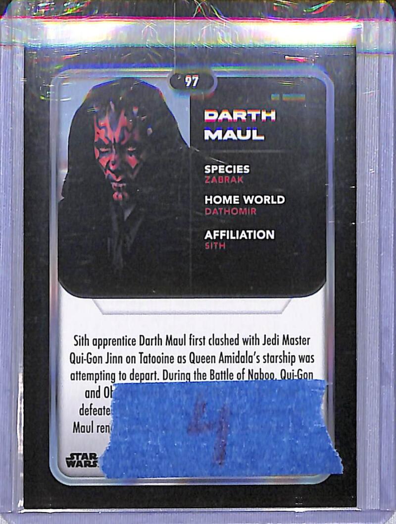 2023 Topps Star Wars #97 Darth Maul NM-MT  Image 2